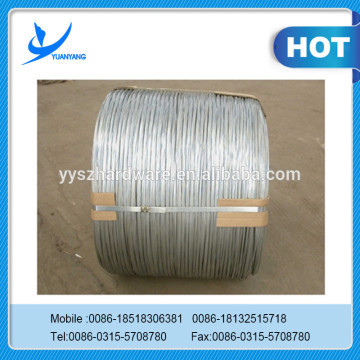 Binding hot dip galvanized wire/low carbon steel wire 1022