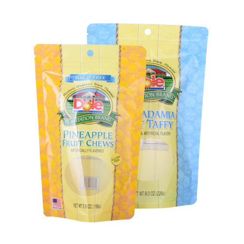 PCR Banana Chip Pouch med Hot Stamping