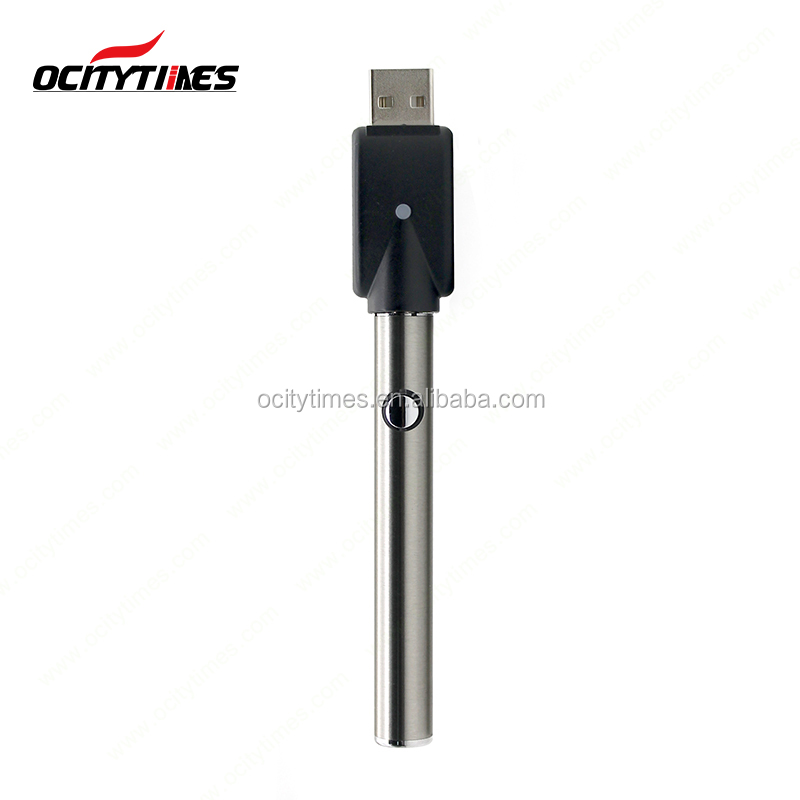 USB Rechargeable cbd oil battery Ocitytimes S18-USB 380mAh preheat 510 battery for thick cbd oil