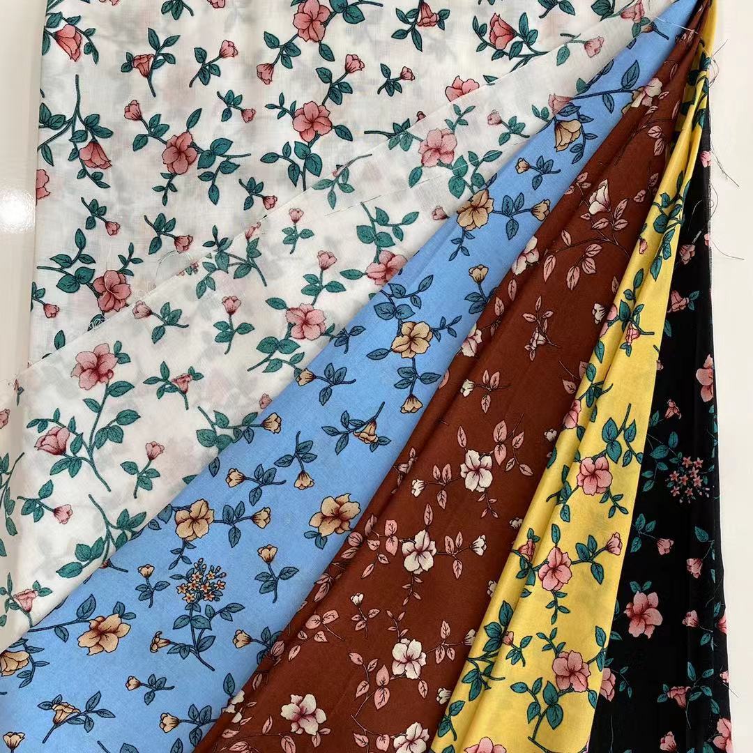 ISP Textile Cheap Price Plain Style Woven100 Rayon Challis Fabric for Garment