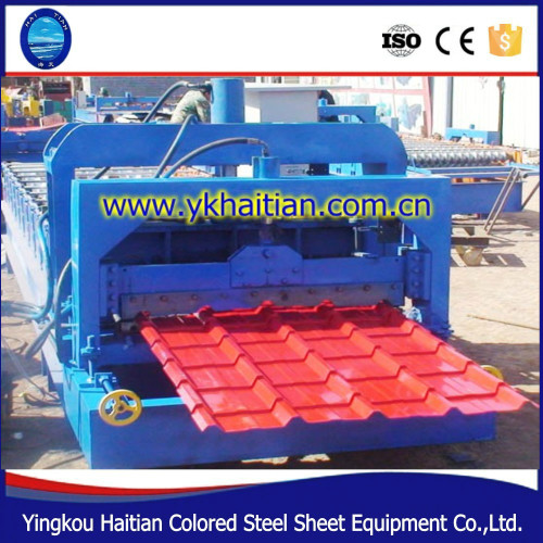 Colored Metal Panel Trapezoidal Roofing Forming Machine