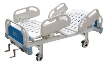 Double functions medical bed, manual double crank hospital Bed