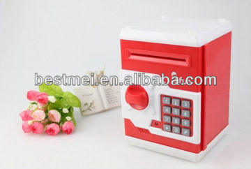 Auto plastic money safe box