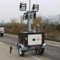 portable led lighting tower trailer mobile