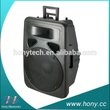 portable outdoor plastic DJ sound box with USB,SD card,FM radio