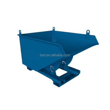 1000 Litre Auto Release Tipping Skip Forklift for Farm Waste and Recycling