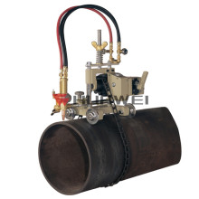 Portable auto flame pipe cutter