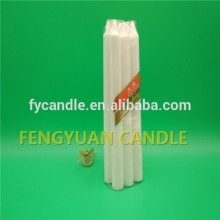 candle factory china cheap 6pcs polybag pack paraffine Wax white candles