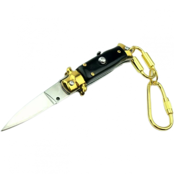 AKC Mini Spring Switch Blade Locket Knife