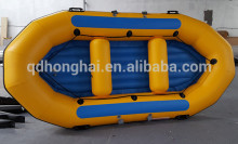 Yellow and blue summer professional kayak/double person touring boat/fishing boat