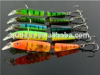 3 jointed section minnow fishing lures