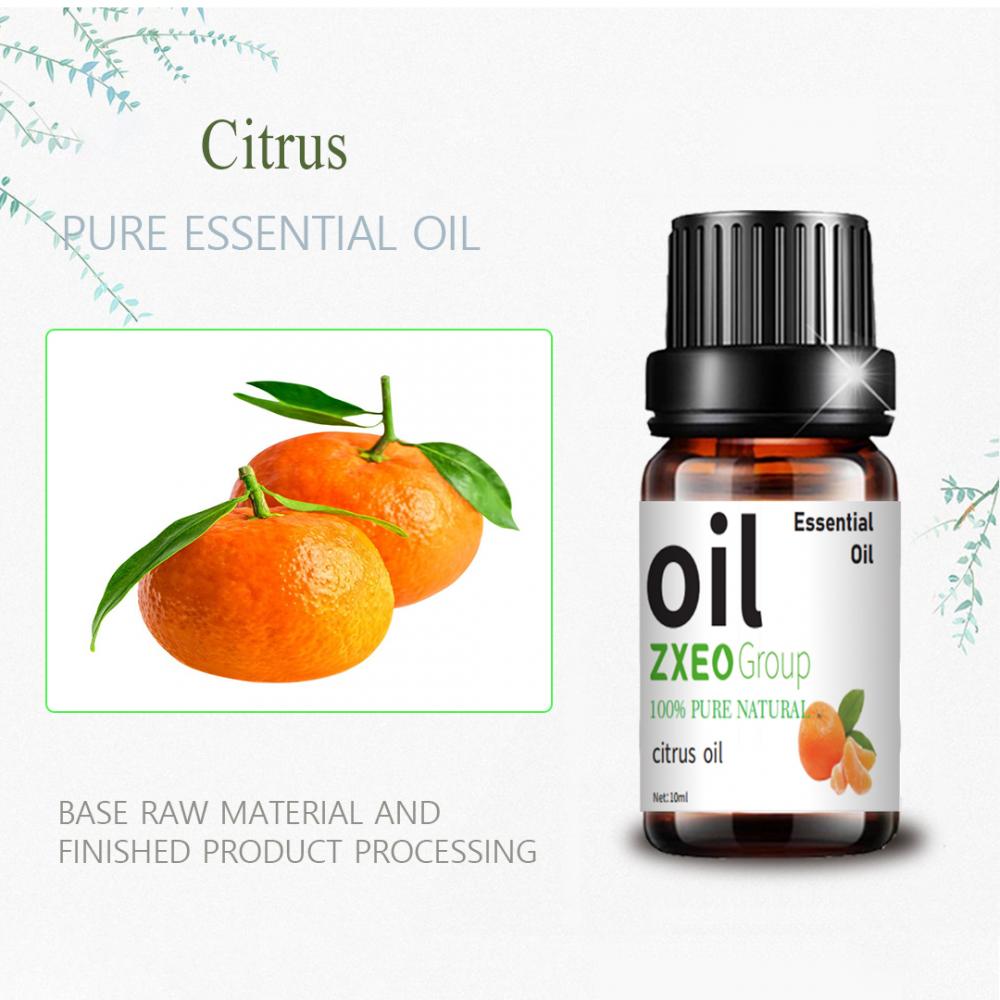 10ml Citrus Mafuta Muhimu kwa Massage Diffuse Utunzaji wa Ngozi