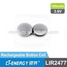 Li-ion Battery Type 3.6V Li-ion Rechargeable Battery Lir2477
