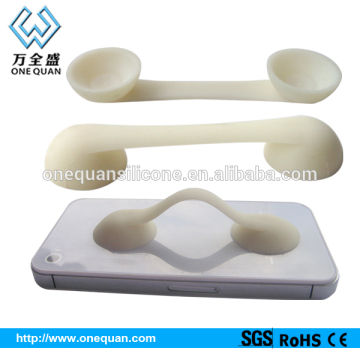 2015 phone accessory silicone sucker sticky phone holder,retractable phone holder