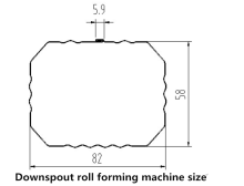 water downspout roll forming machine