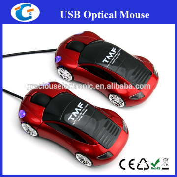 3D wired optical car shape mouse