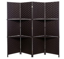 Room Dividers and Folding Privacy Screens with Shelves