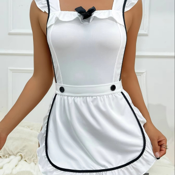 Sexy Nurse Cosplay Lingerie G String Apron Uniform