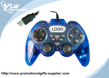 Green Wired Usb Pc Game Controllers With Dual Vibration Gamepad  For Ps2 Gaming