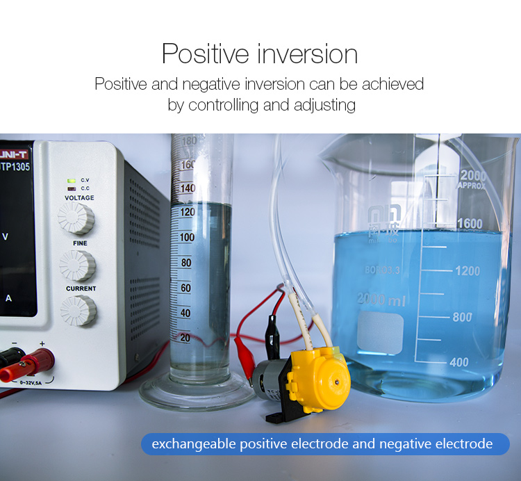 YWfluid Reversible Direction Peristaltic Pump with Large Flow 130ml/min Corrosion Resistant High Performance