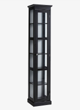 Curio Cabinet Display Glass Cabinet Tall Bookcase