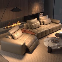 Lawrence Electric Functional Sofa with Space Capsule Design