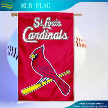 St. Louis Cardinals MLB TEAM FLAG Custom Logo Garden Flag with Metal Pole