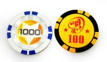 Beautiful custom printing plastic golf ball marker