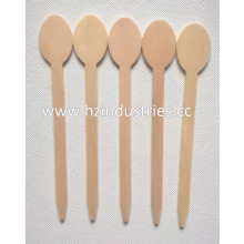 Plural wood coffee sticks