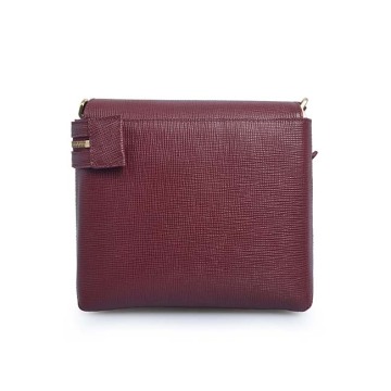 Latest Design Female Mix Color Leather Crossbody Bag