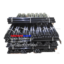 Black PET plastics rod