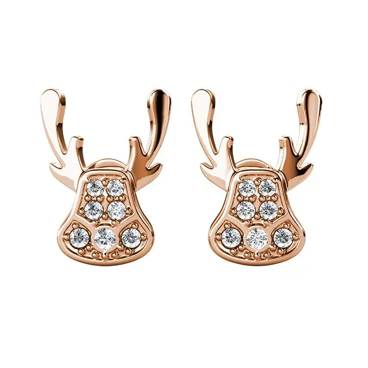 Factory Price Trendy Alloy Cute Animal Stud Earrings for Girl