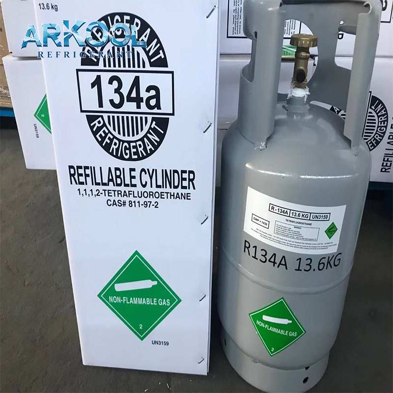 buy refrigerant r134a gas tin can DOT approved