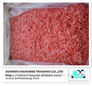 Fresh dried pink red shrimp