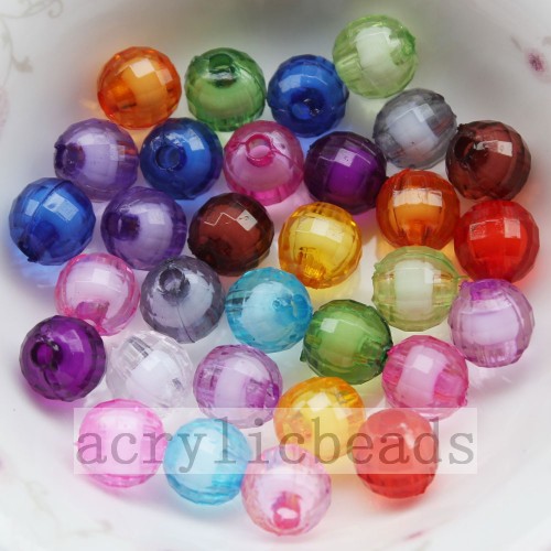 Hot sell clear earth shape jewelry bead in bead