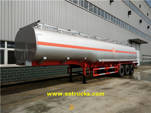 3 Axle 50cbm Petrooleum Tanker Trailers