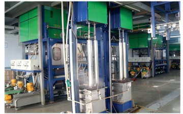 Vertical High Speed Enamelling Machine With Inline Drawing