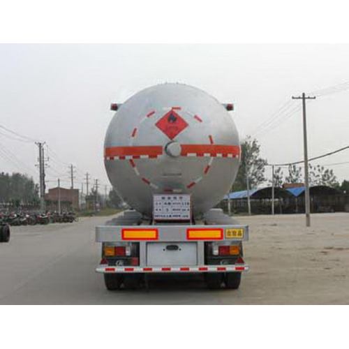 Transporte do gás liquefeito de 12.8m semi reboque