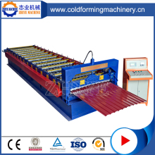 PLC Controlling PPGI Corrugated Metal Roofing Sheet Machine