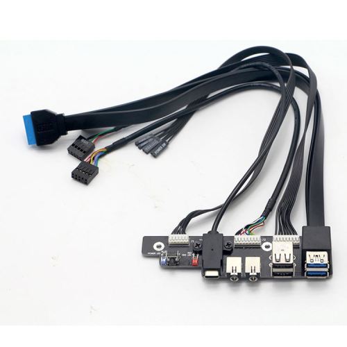 cavo del pannello del caso del computer USB2.0/3.0 Connettore audio HD