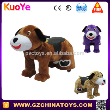 lovely dog electrical toy animal riding for amusement park