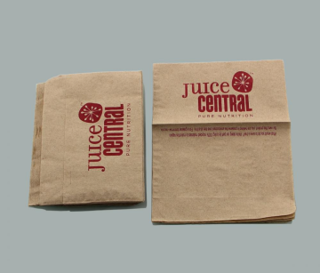 Unbleached brown paper napkins for restaurants