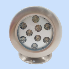 304ss 9watt 145 * 155mm IP68 sualtı nöqtə işıq