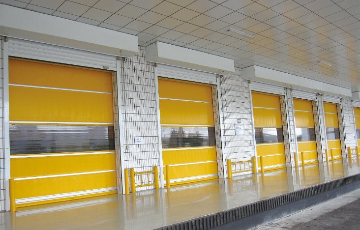 Intelligent Air Shower PVC High Speed Rolling Door