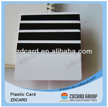 PVC quality blank Hi-Co magnetic card