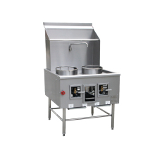 Best Commercial Stainless Steel Cooking Range with Chinese Wok for Restaurants and Hotels