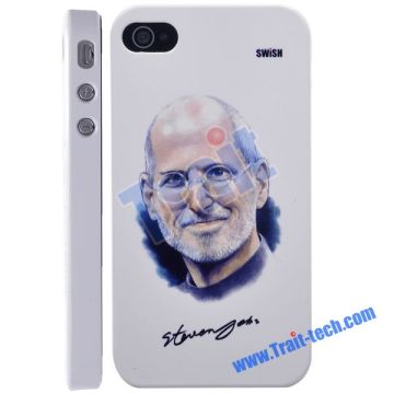 Handsome Steve Jobs Tribute Memorial Case for iPhone 4