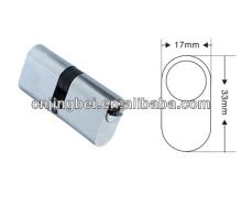 70mm Brass Oval Cylinder Lock