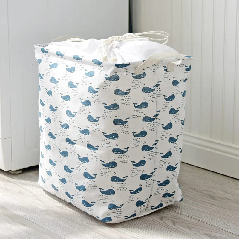 China Manufacturer Custom Logo Hotel Bathroom Nursery Cloth Storage Collapsible Hamper Washable Bin Bag Folding Eco Laundry Basket