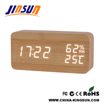 Fresh Led Clock With Humidity And Temperature